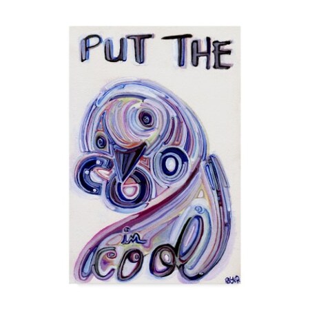 Trademark Fine Art Josh Byer 'Put the Coo in Cool' Canvas Art, 22x32 ALI23266-C2232GG
